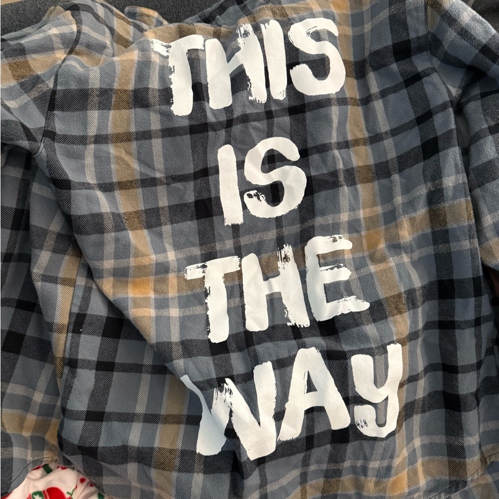 Men's L Star Wars Mandalorian Flannel